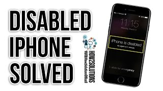 iPhone disabled How to unlockResetRestore iPhone 566s7 Plus iPad  Connect to iTunes Blog [upl. by Wahkuna]