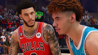 Lonzo Ball vs LaMelo Ball Showdown [upl. by Inman]