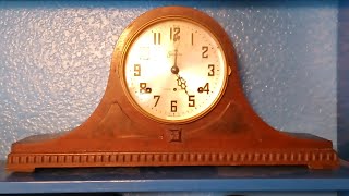 Sessions quotWestminster WC94quot TwoTrain chiming mantel clock [upl. by Avram]