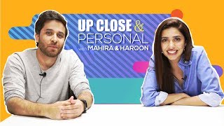 Up Close and Personal with Mahira Khan amp Haroon Shahid [upl. by Yerfej808]