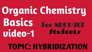 hybridization  basic organic topic [upl. by Dranoel]