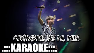 Desakta2 Olvidarte de mi miel  KARAOKE [upl. by Asirak517]