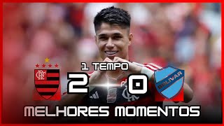 FLAMENGO X BOLIVAR MELHORES MOMENTOS 1º TEMPO LIBERTADORES 2024 OITAVAS DE FINAL GOLS [upl. by Currier]