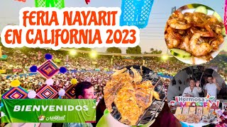 FERIA NAYARIT EN CALIFORNIA 2023 Un poquito de lo que se vive ahí 👏🏼👏🏼👏🏼 [upl. by Warthman]