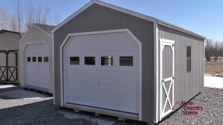 12 X 18 WOODEN PORTABLE GARAGE  SHEDS KINGSTON  GARDEN SHEDS  SHEDS OTTAWA  SHEDS BELLEVILLE [upl. by Hancock]