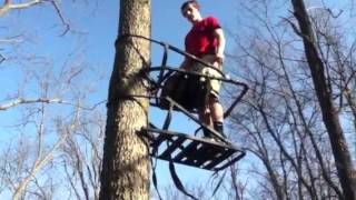 How To Use A Climbing TreeStand [upl. by Brace56]