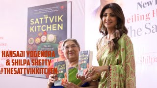 Shilpa Shetty amp Hansaji Yogendra at launch of book The Sattvik Kitchen shilpashetty hansayogendra [upl. by Diella]