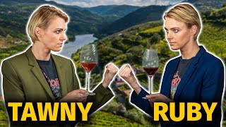 TAWNY vs RUBY Port Wines Comparing amp Tasting DOURO Valley Iconic Styles [upl. by Ecydnarb564]