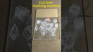 Co2 laser marking machine ，customizable logo laser engraved picture，diy design laser engraved gifts [upl. by Malet555]