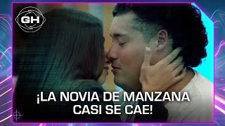 Congelados Manzana permaneció inmóvil ante los besos y abrazos de su novia  Gran Hermano [upl. by Aniraad888]