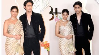 Aryan KhanSuhana Khan arrive Anant AmbaniRadhika Merchant wedding [upl. by Ivar]