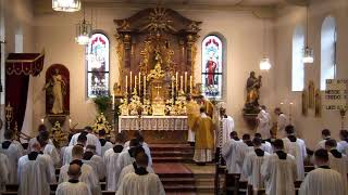 11 Juni  HerzJesuFest  Lev Hochamt im tridentinischen Ritus  Priesterseminar Herz Jesu [upl. by Fredela792]