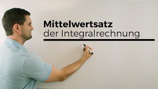 Mittelwertsatz der Integralrechnung Durchschnitt der YWerte  Mathe by Daniel Jung [upl. by Hardie212]