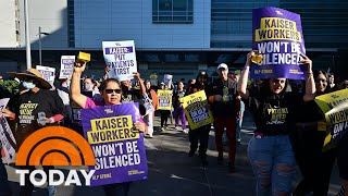 Kaiser Permanente workers strike What it means for patients [upl. by Engapmahc]