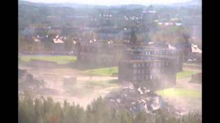 Sighthill Flats Demolition 25 September 2011 [upl. by Nyltiac61]