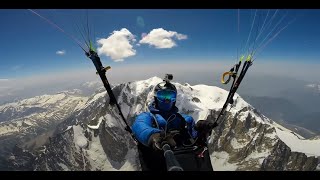 Petit Tour dans le MONT BLANC parapente [upl. by Onitsuaf]