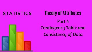 Theory of Attributes  Part 4  Statistics [upl. by Casaleggio]