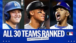 MLB Power Rankings  Week of September 9 2024 All 30 teams ranked [upl. by Htez647]