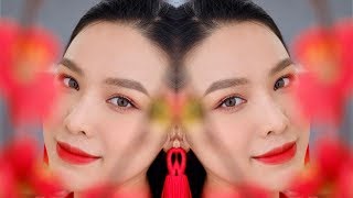 Tết cùng Quách Ánh 🌸 Lunar New Year Makeup  Engsub [upl. by Sanchez]