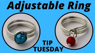 DIY Adjustable Ring Base Tutorial Tip Tuesday [upl. by Tunk]