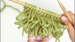 How to knit single loop knitting [upl. by Anwadal]