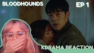 THIS IS BRUTAL  Bloodhounds 사냥개들 Episode 1  REACTION [upl. by Ernestine]