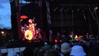 The Stone Roses  Reni  Drum Solo  Glasgow Green  15062013 HD [upl. by Zehe]