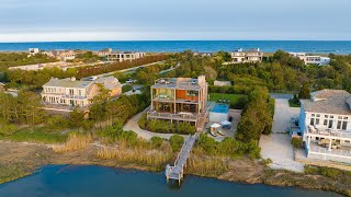 Magnificent Bayfront Home on Southamptons Iconic Meadow Lane [upl. by Baldridge924]