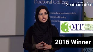 Winner of Three Minute Thesis 16  University of Southampton [upl. by Alla]