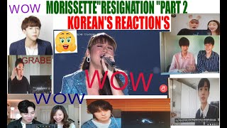 KOREAN REACTIONS ON MORISSETTE RESIGNATION MULTI LANGUAGE quotPART 2quot [upl. by Noillid852]