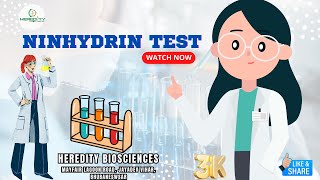 Ninhydrin Test Objective Uses heredity biosciences [upl. by Irehc847]