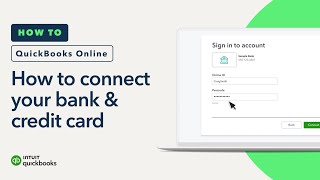 How to connect your bank amp credit card accounts to QuickBooks Online [upl. by Vigen758]