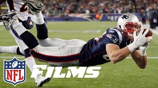 8 Rob Gronkowski  Top 10 Tight Ends of All Time  NFL Films [upl. by Inamik]