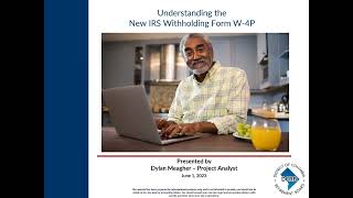 Understanding the New IRS Form W4P [upl. by Waddington]