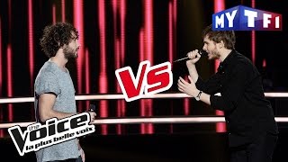 Marius VS Léman  « Sunday Bloody Sunday » U2  The Voice 2017  Battle [upl. by Imar]