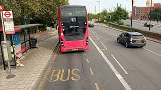 Route 422 North Greenwich Bus Station to Bexleyheath Town Centre FAST JOURNEY [upl. by Shoshana946]