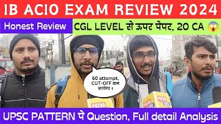 IB ACIO EXAM ANALYSIS 2023  2nd Shift 17 Jan  UPSC LEVEL का पेपर  IB ACIO EXAM REVIEW [upl. by Dlareme]