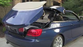 Retractable hardtop for 2012 BMW 335i Convertible [upl. by Arutak]