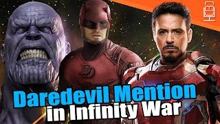 Daredevil Easter Egg Confirmed in Avengers Infinity War [upl. by Joanne]