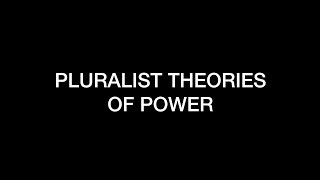 Sociology for UPSC  Pluralist Theories of Power  Lecture 28 [upl. by Aitropal491]