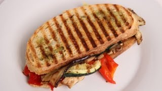 Grilled Veggie Panini Recipe  Laura Vitale  Laura in the Kitchen Episode 392 [upl. by Naeloj]