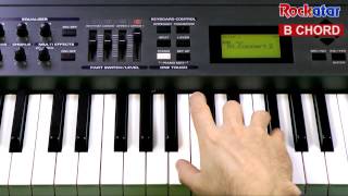 B chord on Keyboard [upl. by Wojak805]