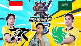 Restream MSC X EWC 2024  FNATIC ONIC VS FALCONS ESPORT INDONESIA VS SAUDI ARABIA GROUP STAGE BO2 [upl. by Ylrac148]