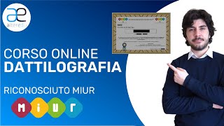 Corso di DATTILOGRAFIA Online per ATA e non solo  Riconosciuto dal Miur [upl. by Lemhaj]