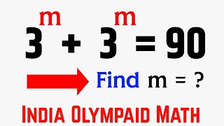 Olympiad Exponential Problem 🔥 Very Easy Solution  M   Jk Campus [upl. by Aljan864]