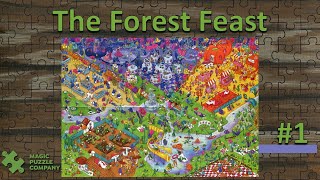 Puzzle Podcast  1000Piece Magic Puzzle Company The Forest Feast 1 [upl. by Adrahs]