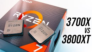 AMD Ryzen 7 3800XT vs 3700X  Which 8 Core CPU [upl. by Dorris991]