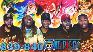 GERMA 66 AKA POWER RANGERS One Piece Eps 839840 Reaction [upl. by Adianes939]