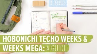 Hobonichi Techo Weeks amp Weeks Mega A Guide [upl. by Attenreb]