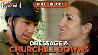 Mike Rowe Gets EXPERT Lessons in DRESSAGE and Horse Racing  Somebodys Gotta Do It [upl. by Ikila]